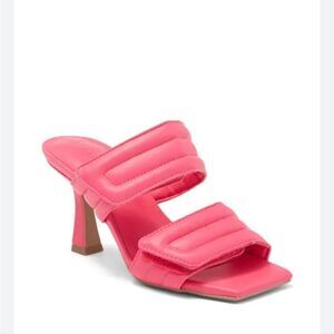 New ABOUND Qarly Quilted Sandal (Women) light pink 3.5" high heel sandals size 6